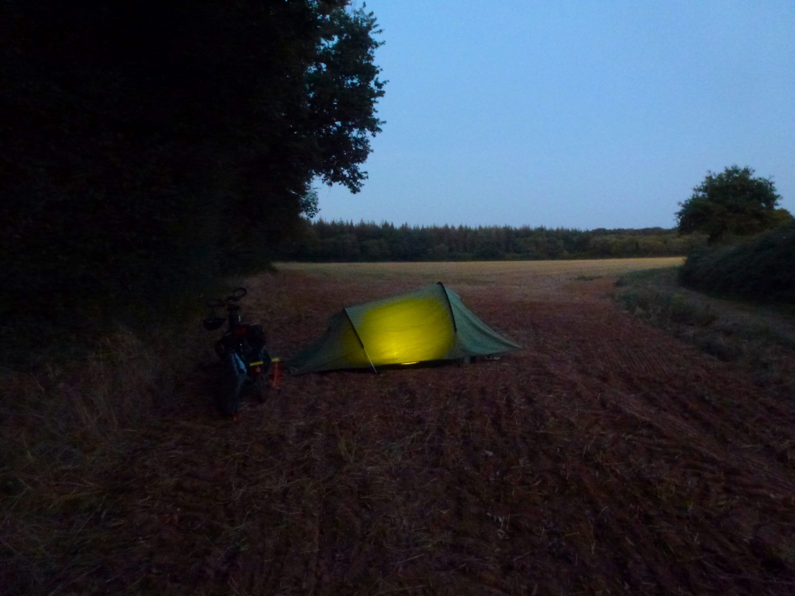 Ongenode gasten in de nacht